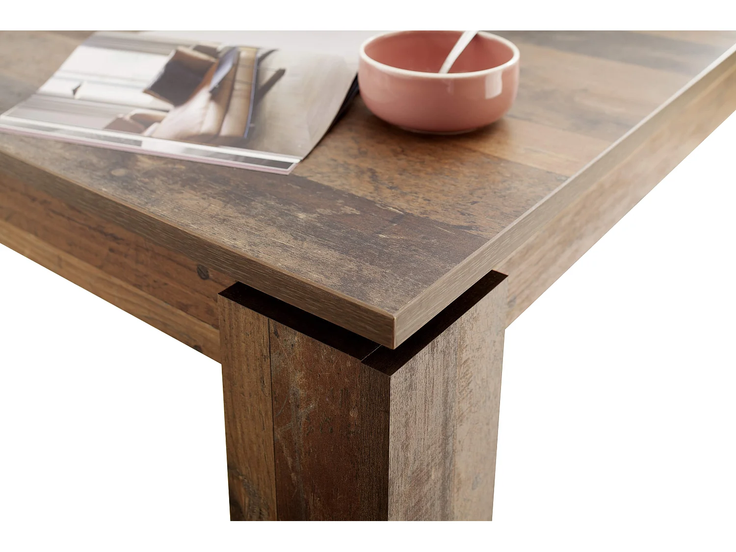 Koryne uitschuifbare eettafel 160/200 cm rustiek eiken