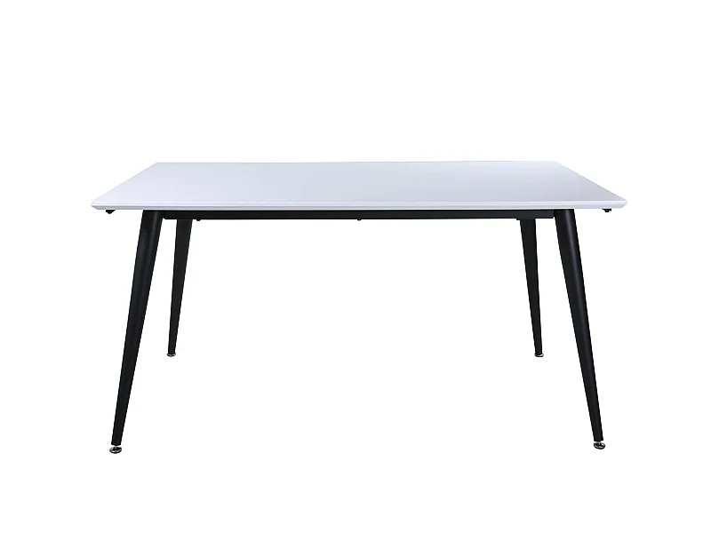 Jimmy Esstisch 90x150/240cm inkl. Zusatzplatten HPL weiß.