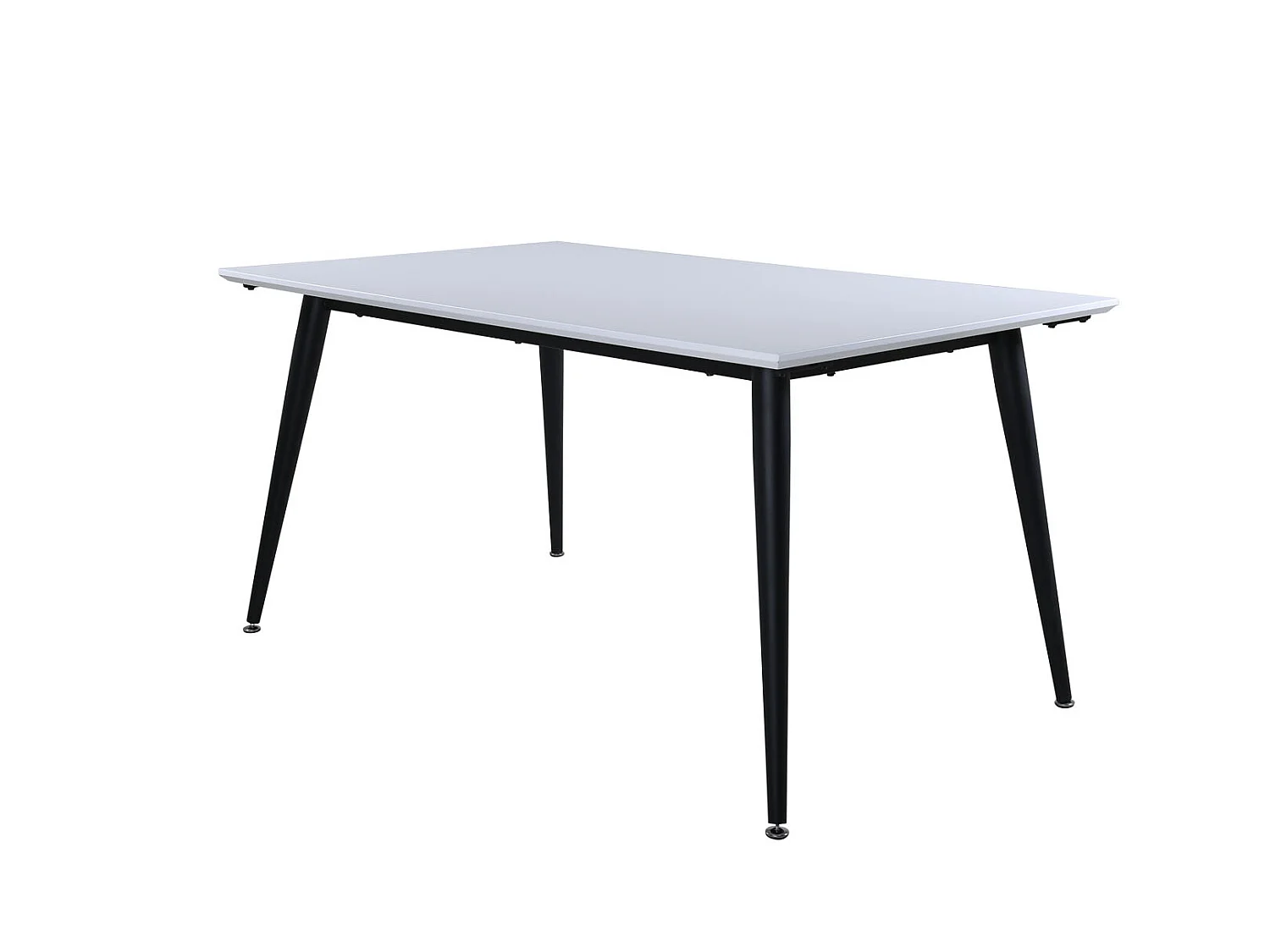 Table à Manger Extensible "Jimmy" 150-240cm Blanc