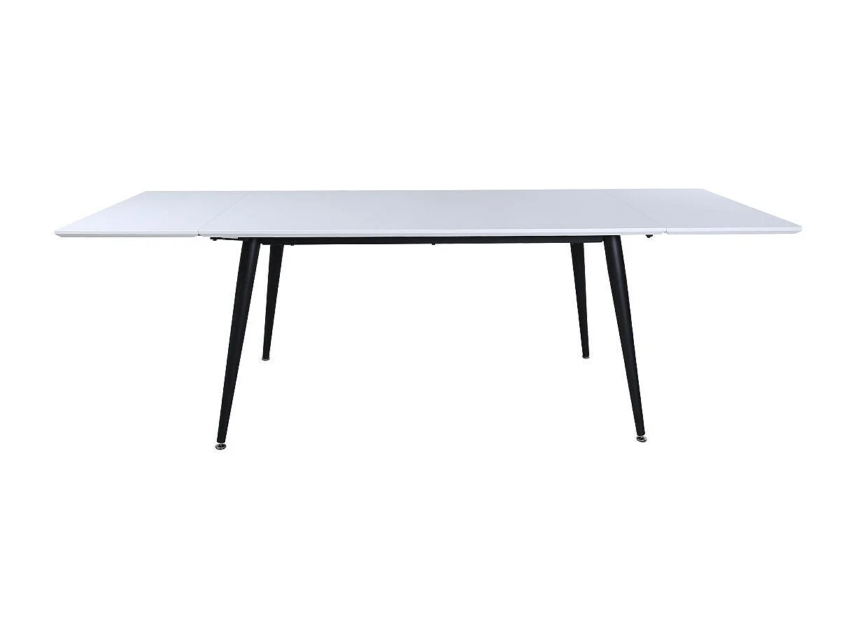 Table à Manger Extensible "Jimmy" 150-240cm Blanc