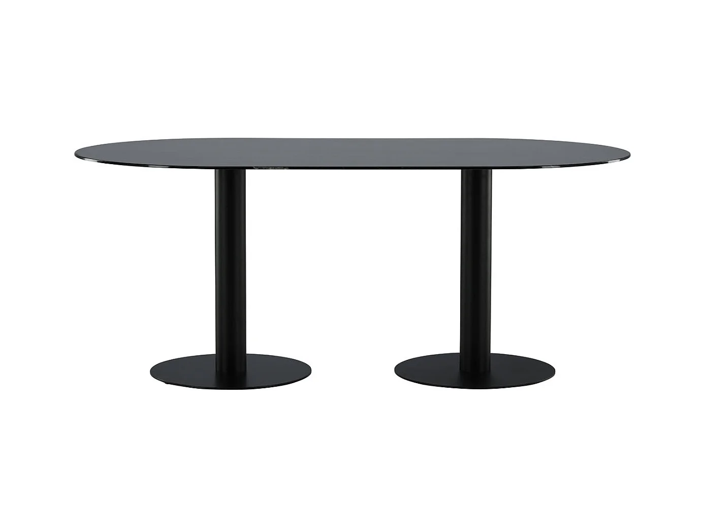 Table à Manger Design "Pillan" 180cm Noir