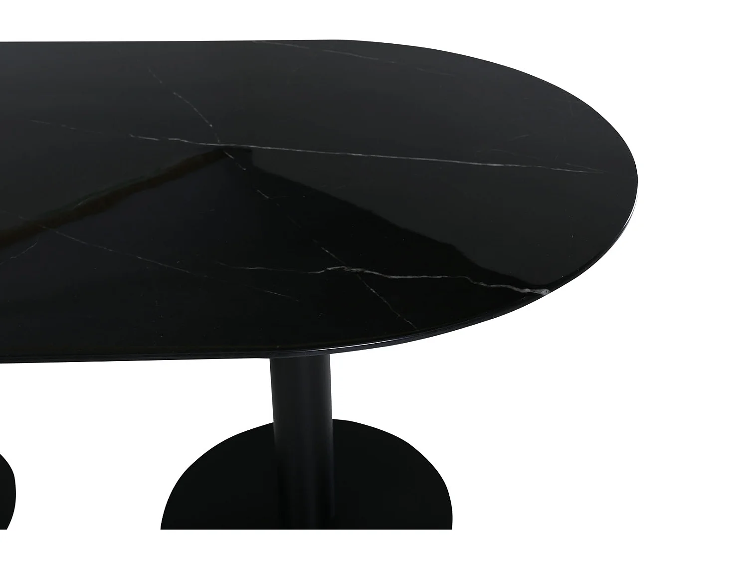 Table à Manger Design "Pillan" 180cm Noir