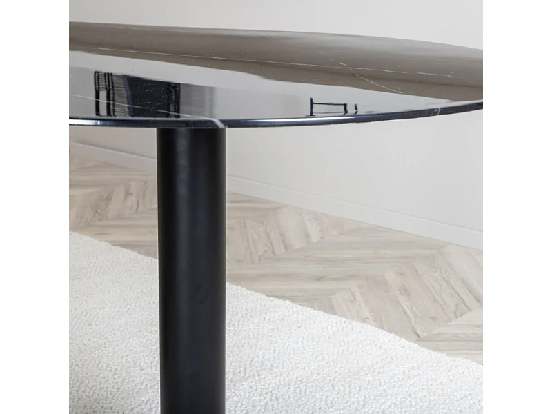 Table à Manger Design "Pillan" 180cm Noir