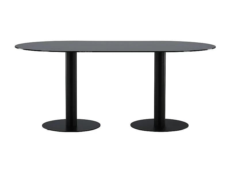 Table à Manger Design "Pillan" 180cm Noir
