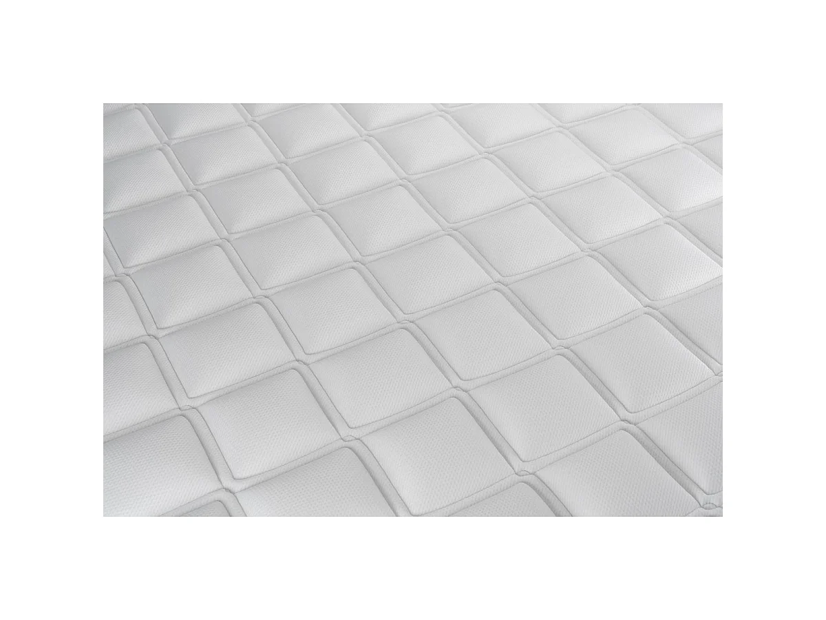 Ensemble VITALMEMO BACK 140x190cm sommier kit gris