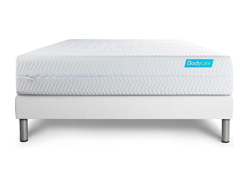 Ensemble BIOCARE 140x190x26 Mousse à mémoire de forme BIO  5 zones, maxi épaisseur