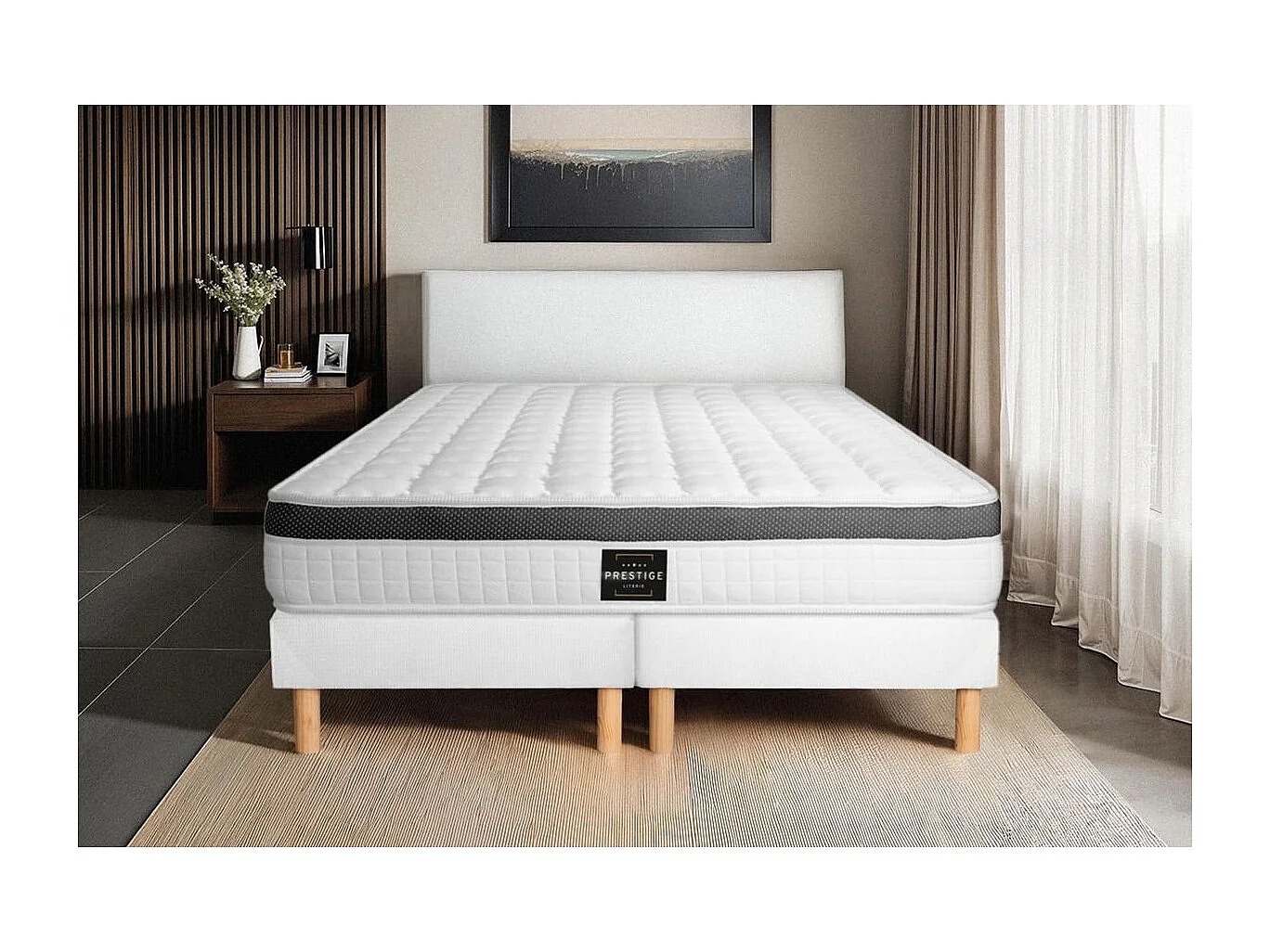 Ensemble Supérieur 200x200 Mémoire de forme 3 zones