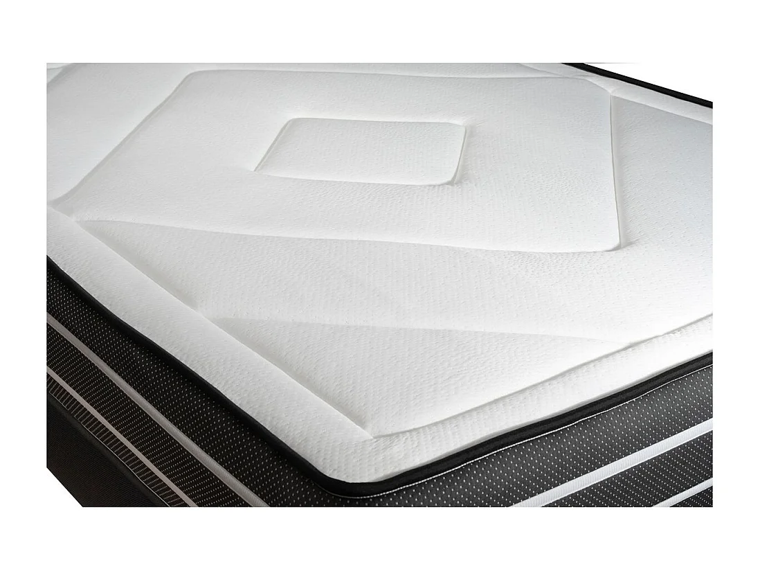 Ensemble Exclusive 160 x 200 cm double sommier noir