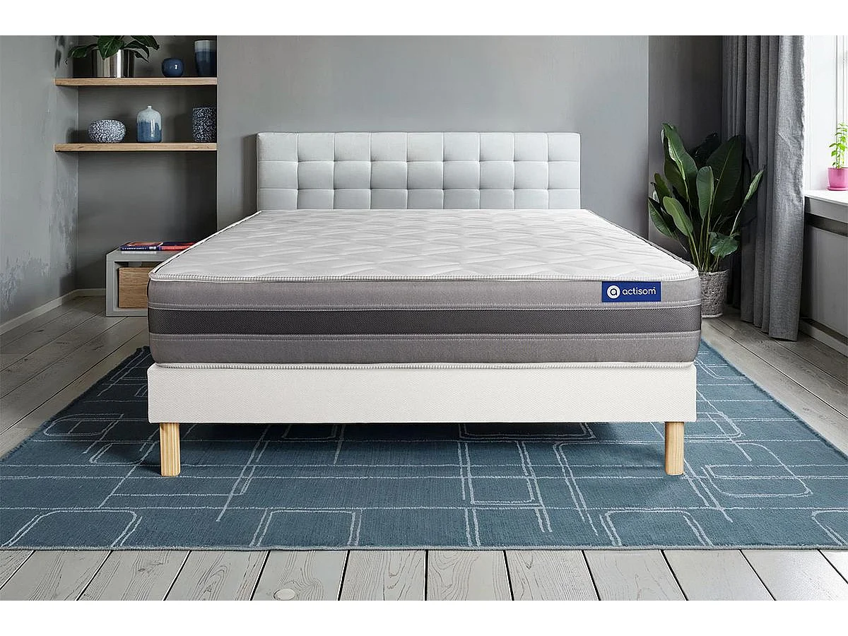 Materac Actilatex relax 90x200cm + zestaw podstawa lózka