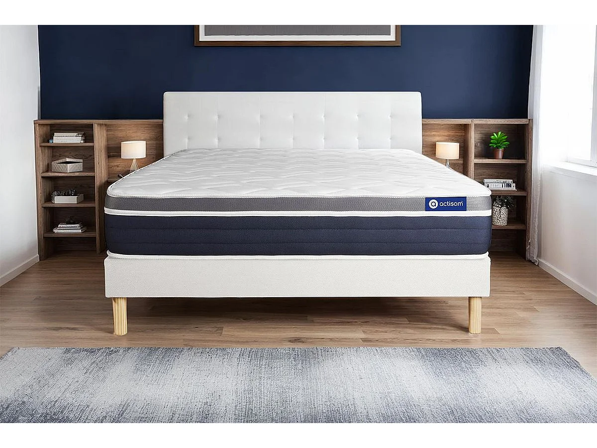 Materac Actimemo confort 200x200cm + zestaw podstawa lózka