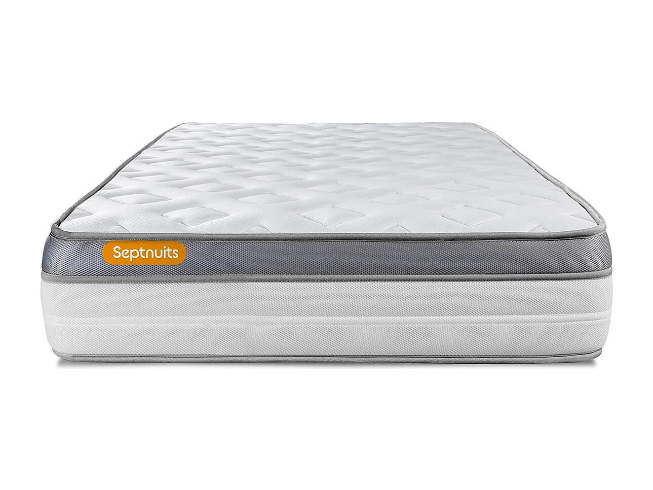 Matelas + sommier kit blanc 90x190 Memo Zen Mousse à mémoire de forme MAXI épaisseur