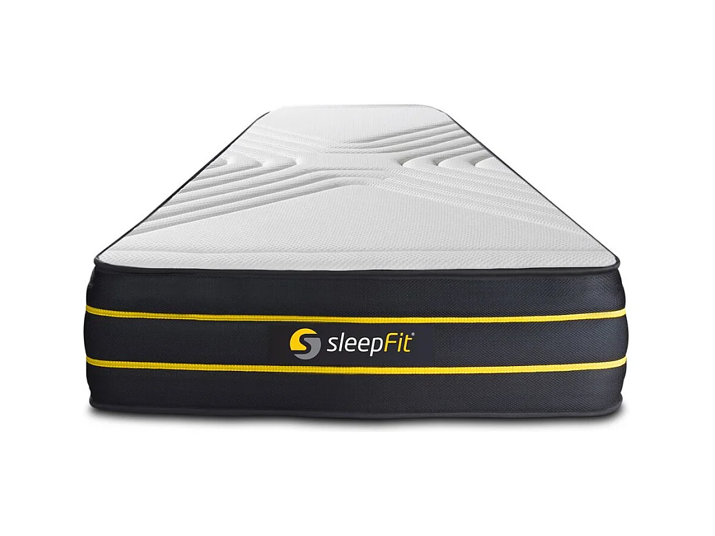 Ensemble 90x200 matelas ULTRA + sommier kit noir