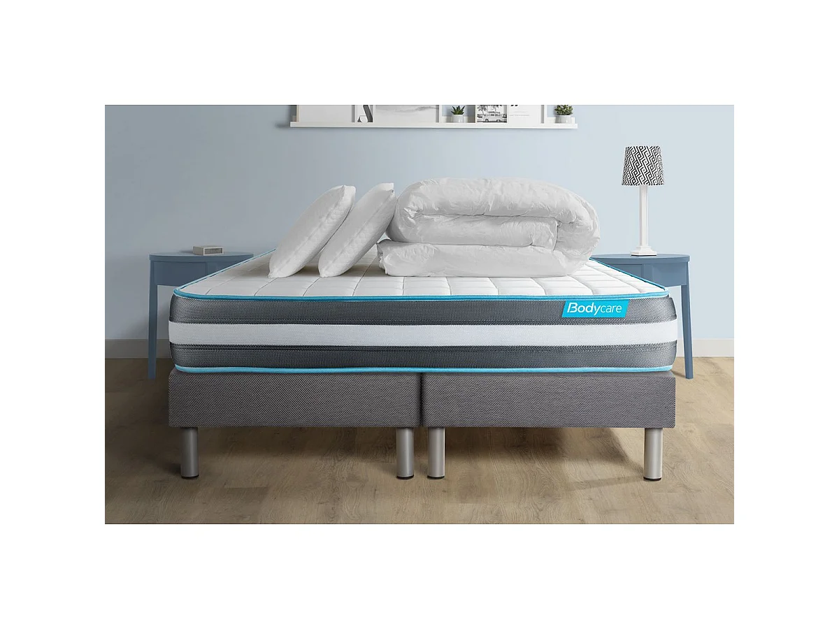PACK BODYFORM 160x200 Mémoire de forme 3 zones + 2 oreillers + couette