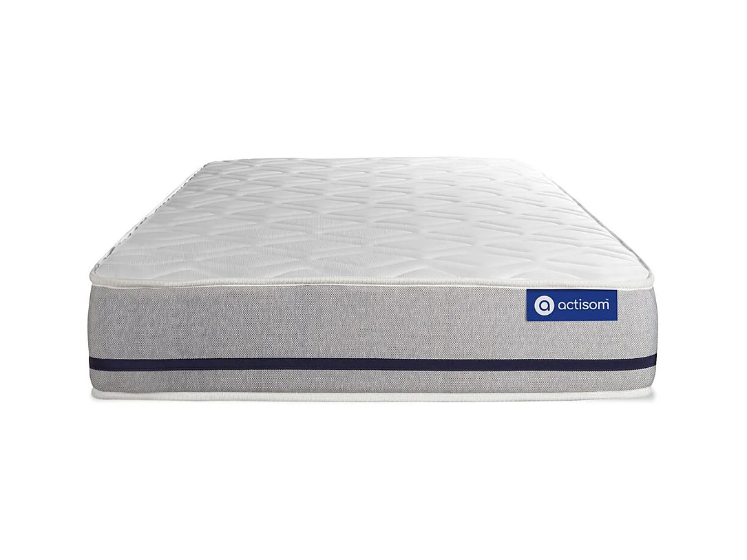 Lattenbodem en Actiflex soft matras 90x200cm , matrasdikte : 20 cm , pocketveren , vrij stevig, 3 comfortzones