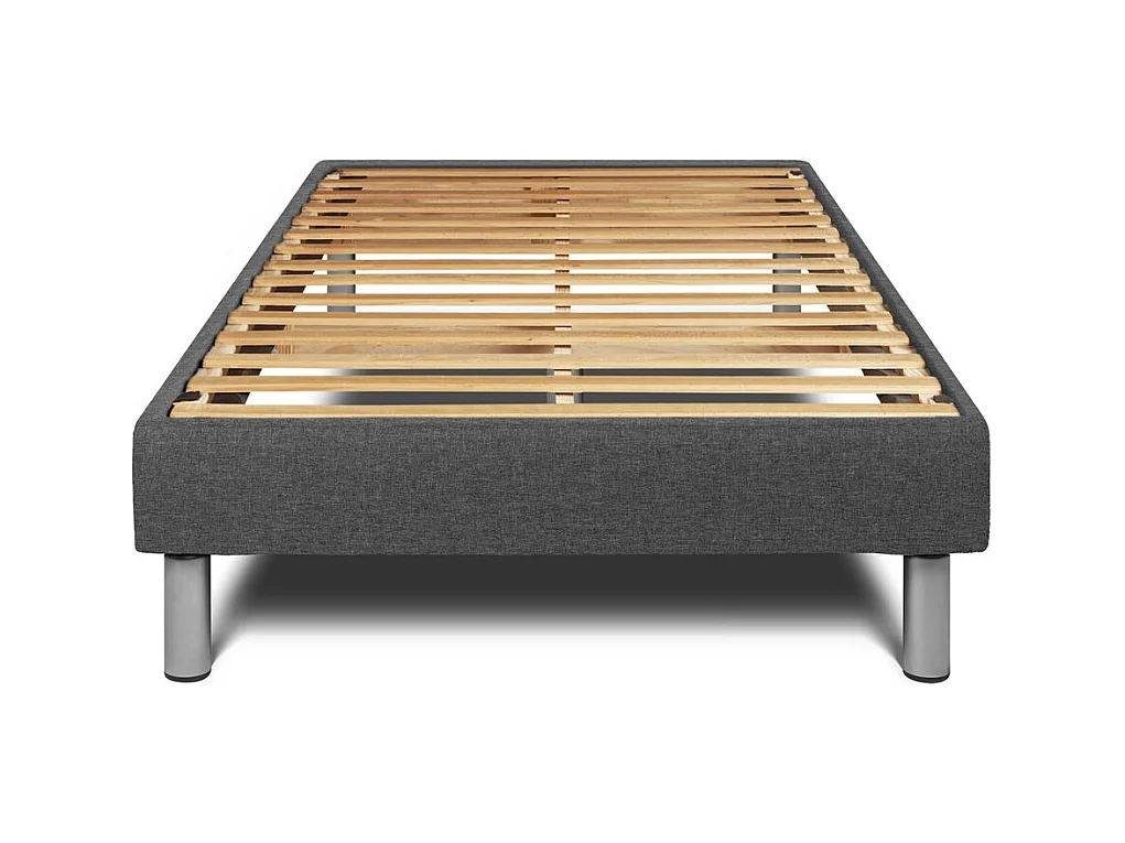 Ensemble VITAL SPA 90 x 200 cm sommier Kit gris