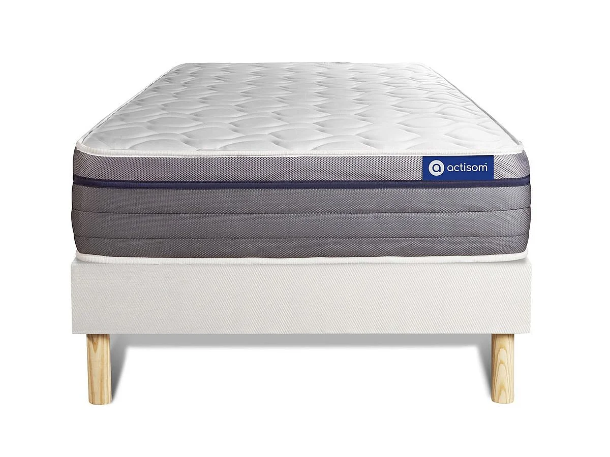 Materac Actilatex zen 90x200cm + zestaw podstawa lózka