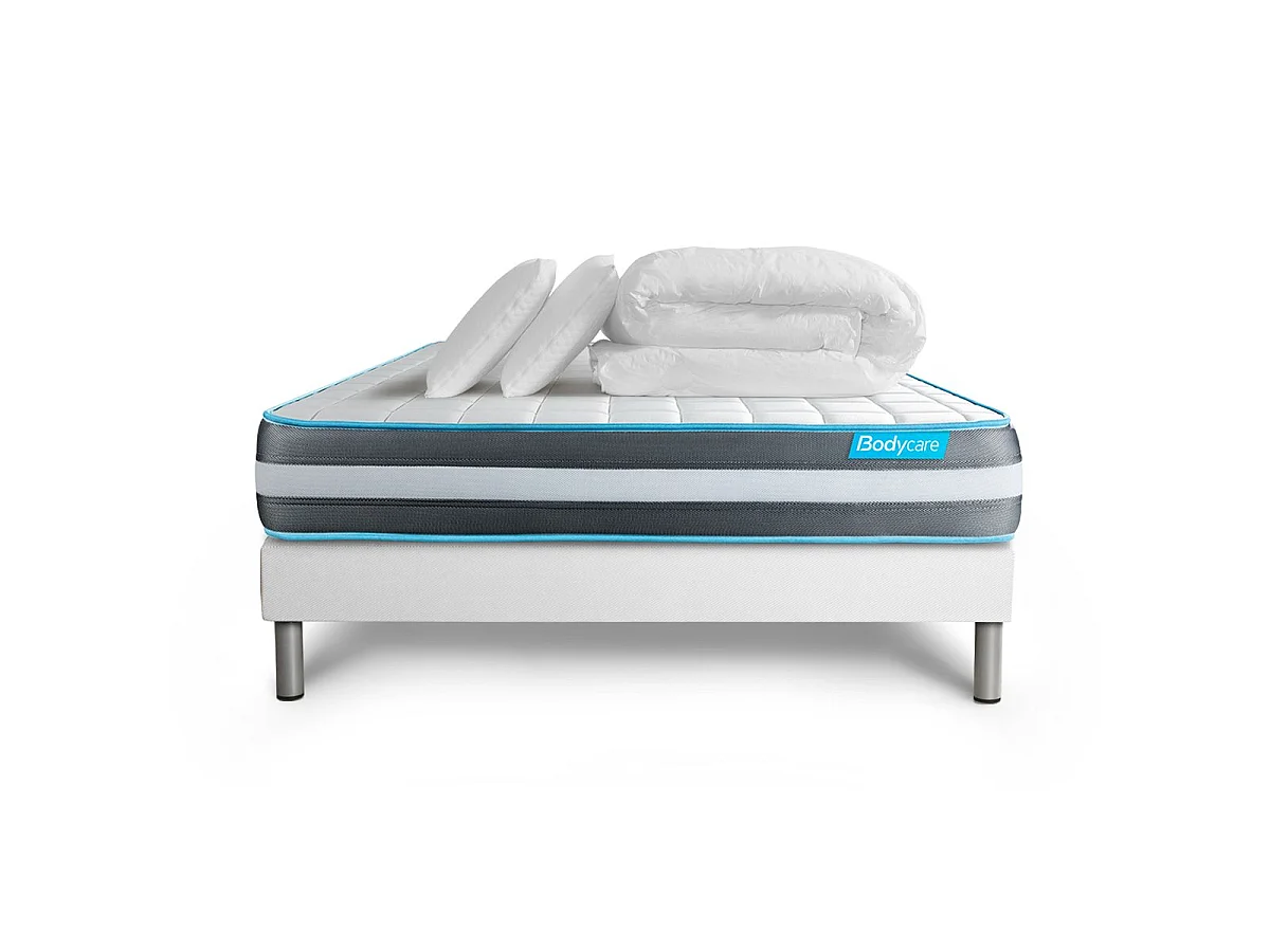 PACK BODYFORM 160x200 Mémoire de forme 3 zones + 2 oreillers + couette