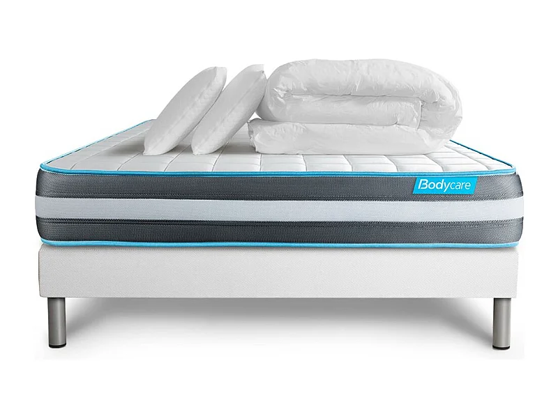 PACK BODYFORM 160x200 Mémoire de forme 3 zones + 2 oreillers + couette