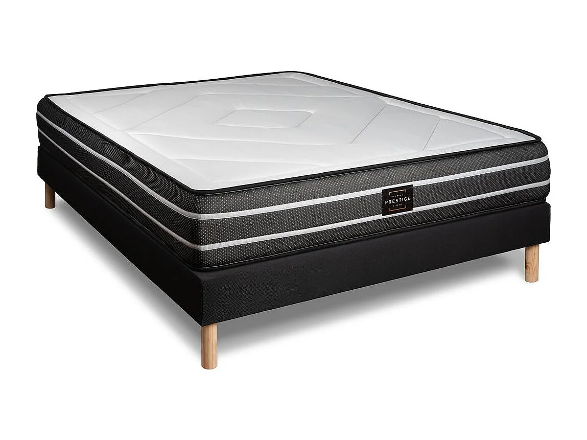 Ensemble Exclusive 160 x 200 cm sommier noir