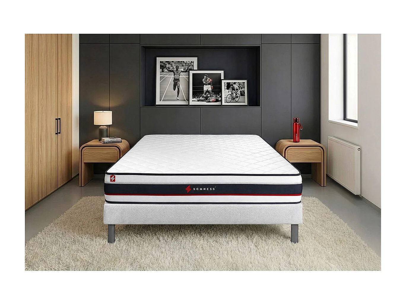 Ensemble sommier + matelas FORM 90×200