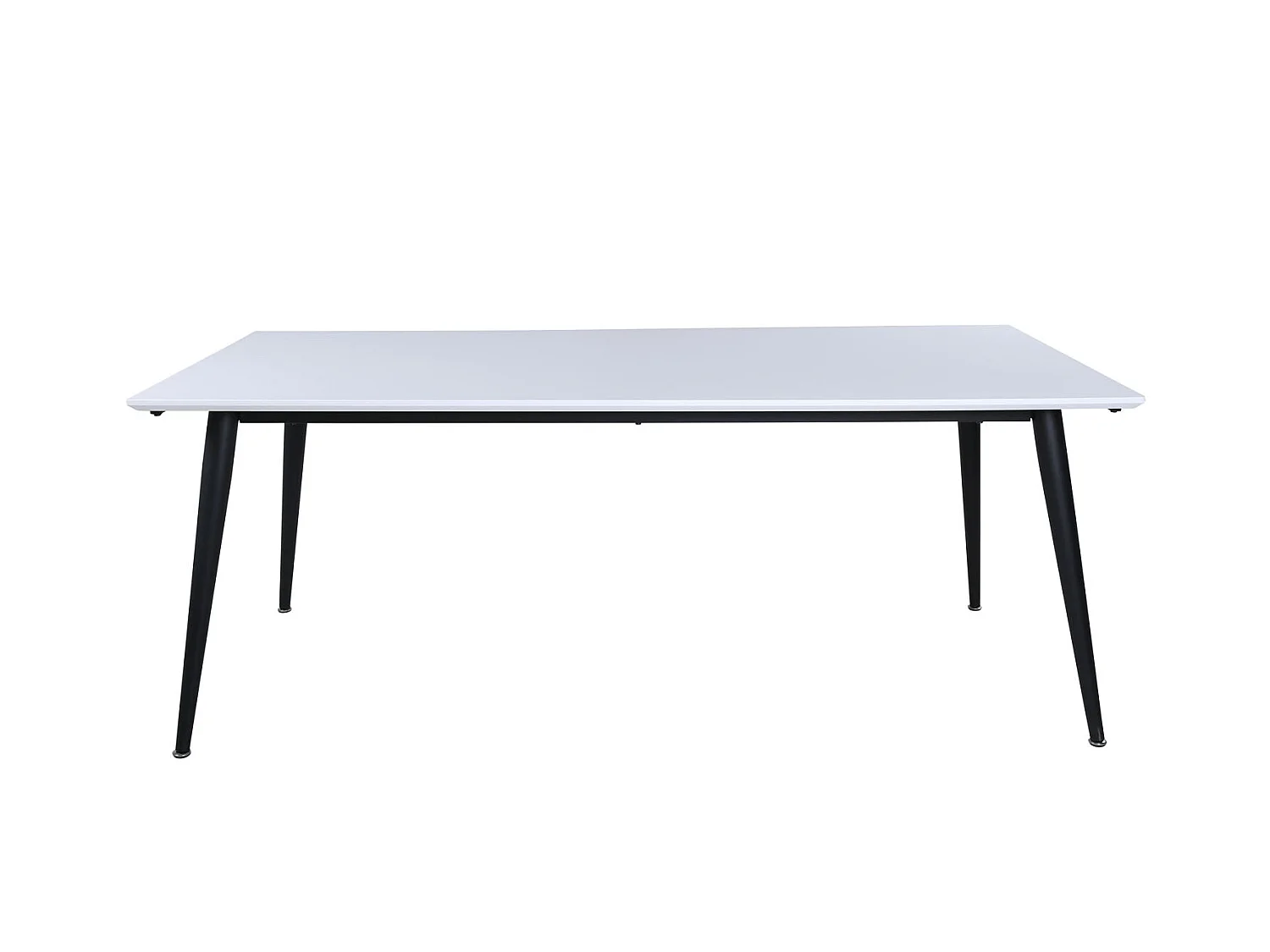 Table à Manger Extensible "Jimmy" 195-285cm Blanc
