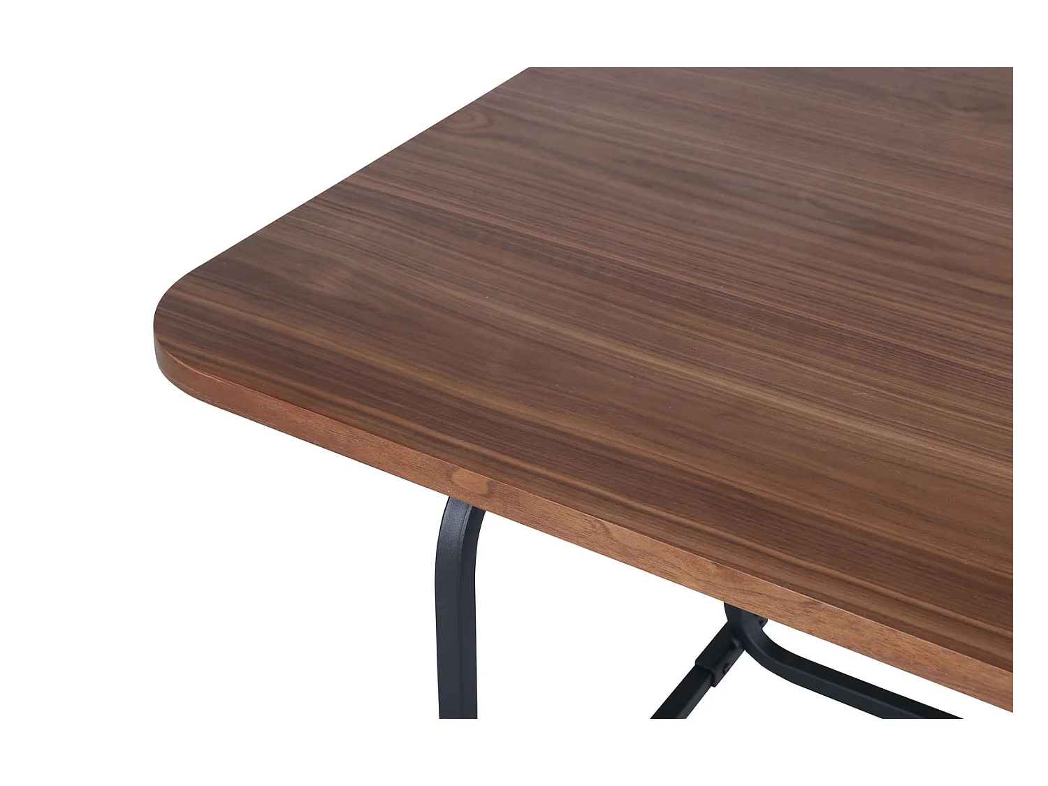 Uno Esstisch 90x200cm Nussbaum furniert.