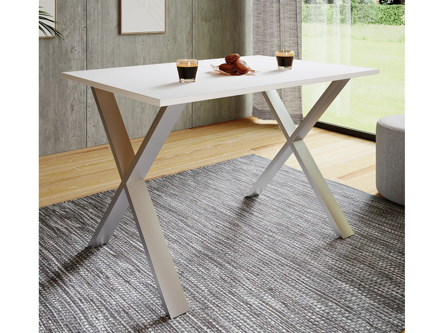 Premium Holz Esstisch Küchentisch Xona X 140x80