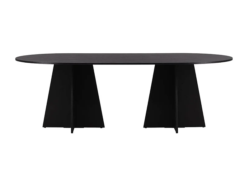 Table à Manger Design "Bootcut" 230cm Noir