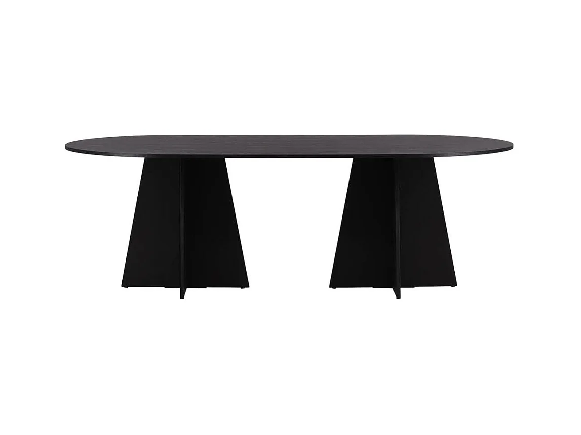 Table à Manger Design "Bootcut" 230cm Noir