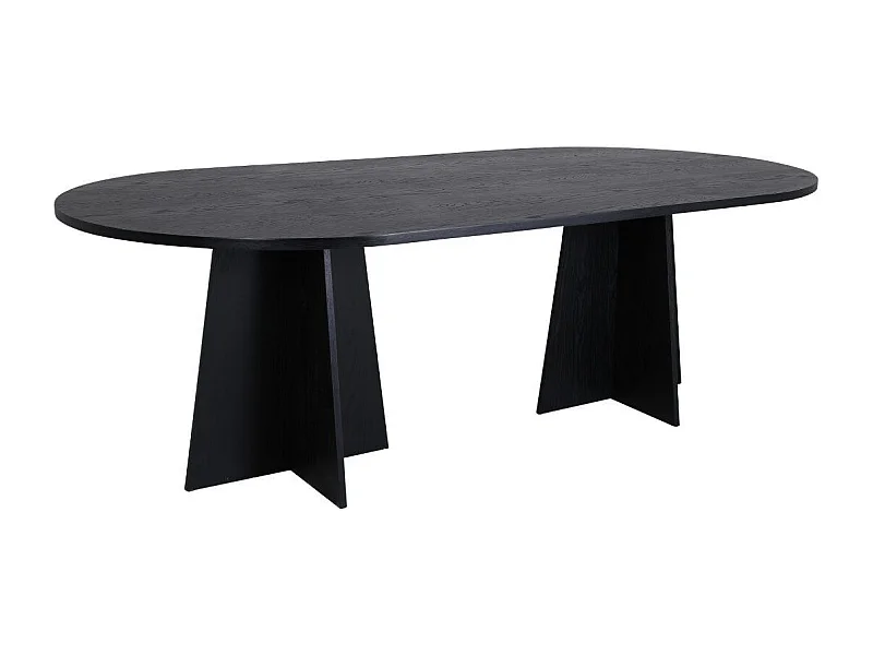 Table à Manger Design "Bootcut" 230cm Noir