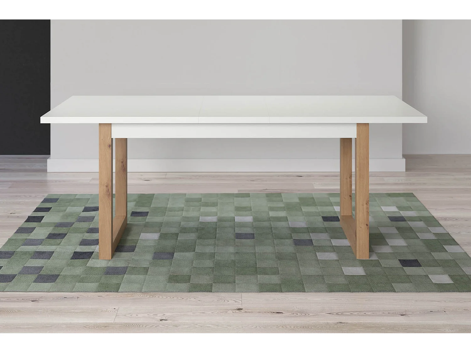 Dakota Esstisch 90 x 160/200 cm Einschl. Zusatzplatten, Eiche dekor.