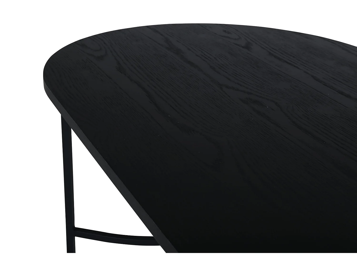 Table à Manger Ovale "Skate" 200cm Noir