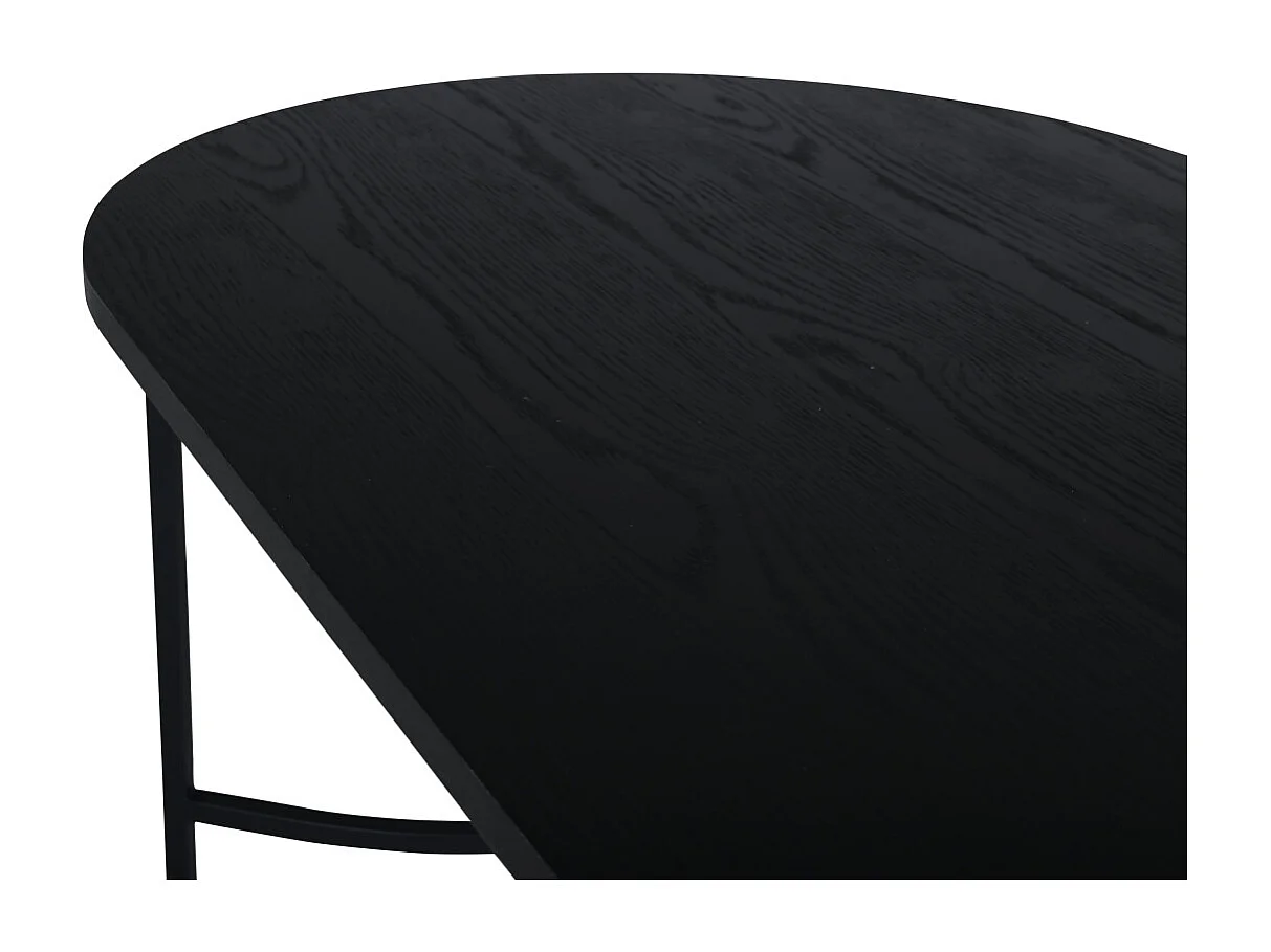 Table à Manger Ovale "Skate" 200cm Noir