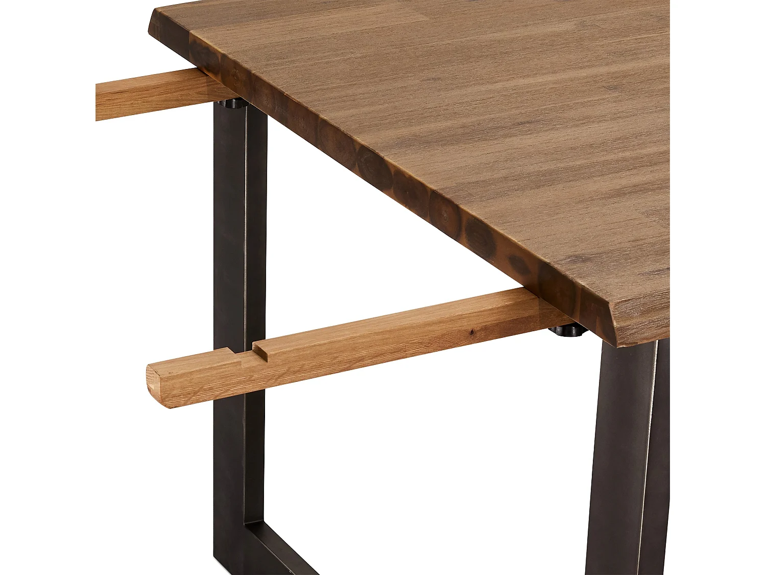 Maro Zusatzplatte 1 stk. 50x100 cm, braun, Akazienholz.