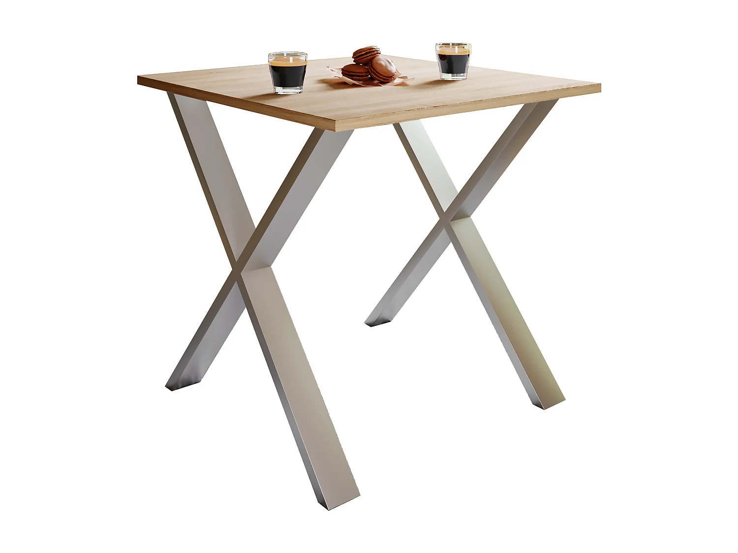 Premium Holz Esstisch Küchentisch Xona X 80x80