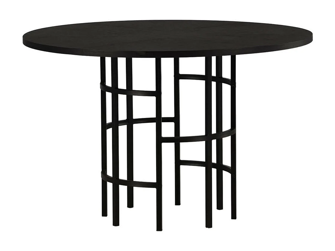 Copenhagen eetkamertafel Ø115cm zwart.