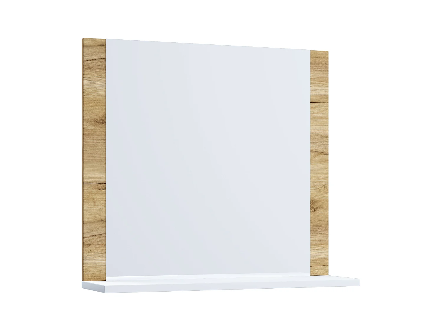 Badspiegel Wandspiegel Bad Ablage Lendas 55x60 cm