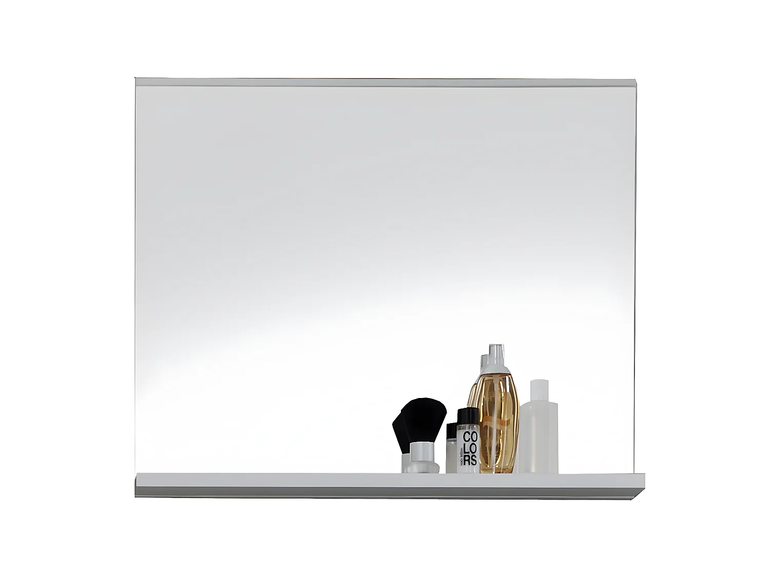 Mezzo Miroir pour salle de bain, blanc.