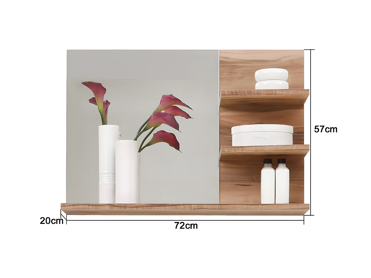 CancunBoom spiegel bad noten decor.