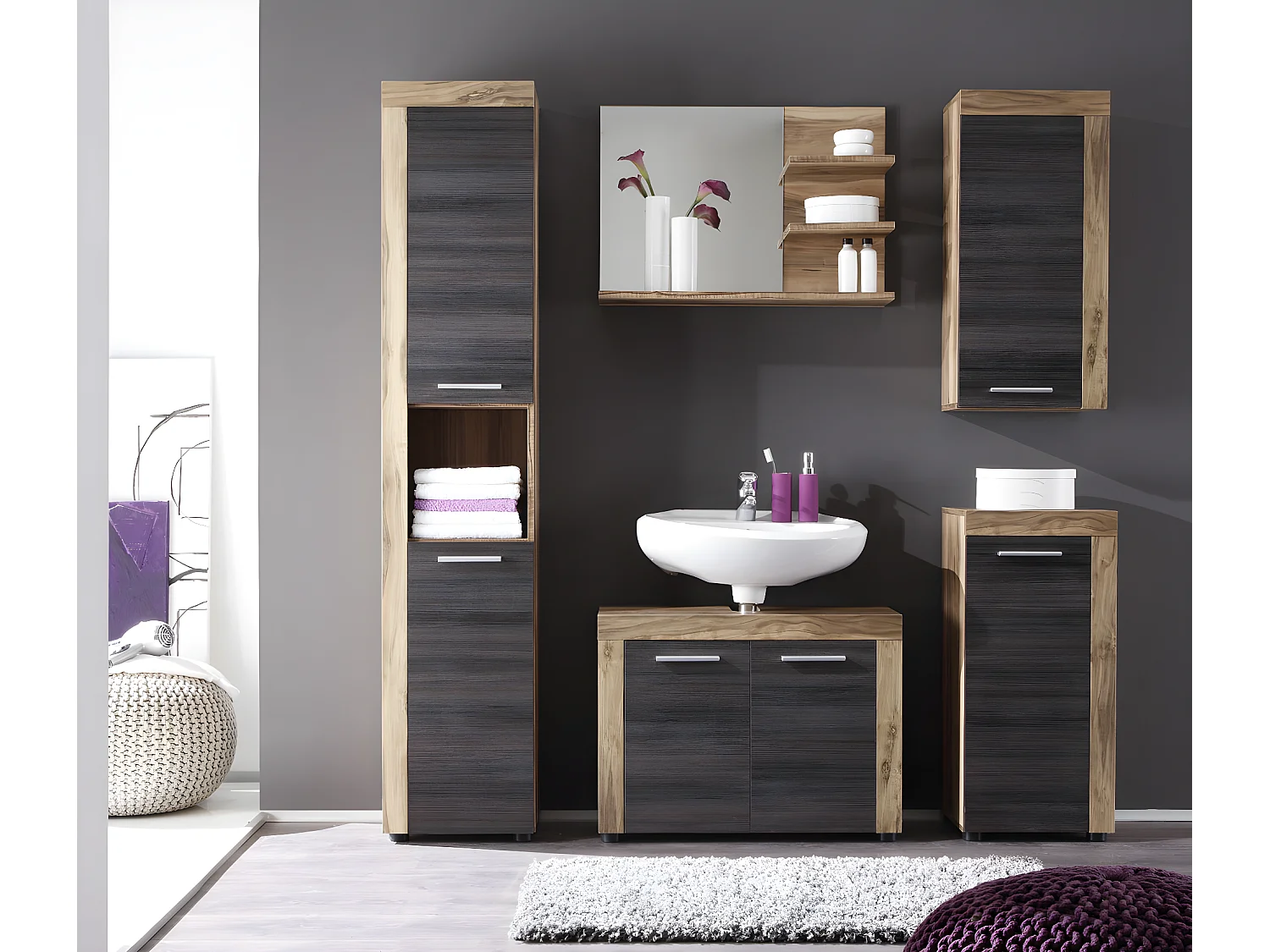 CancunBoom spiegel bad noten decor.