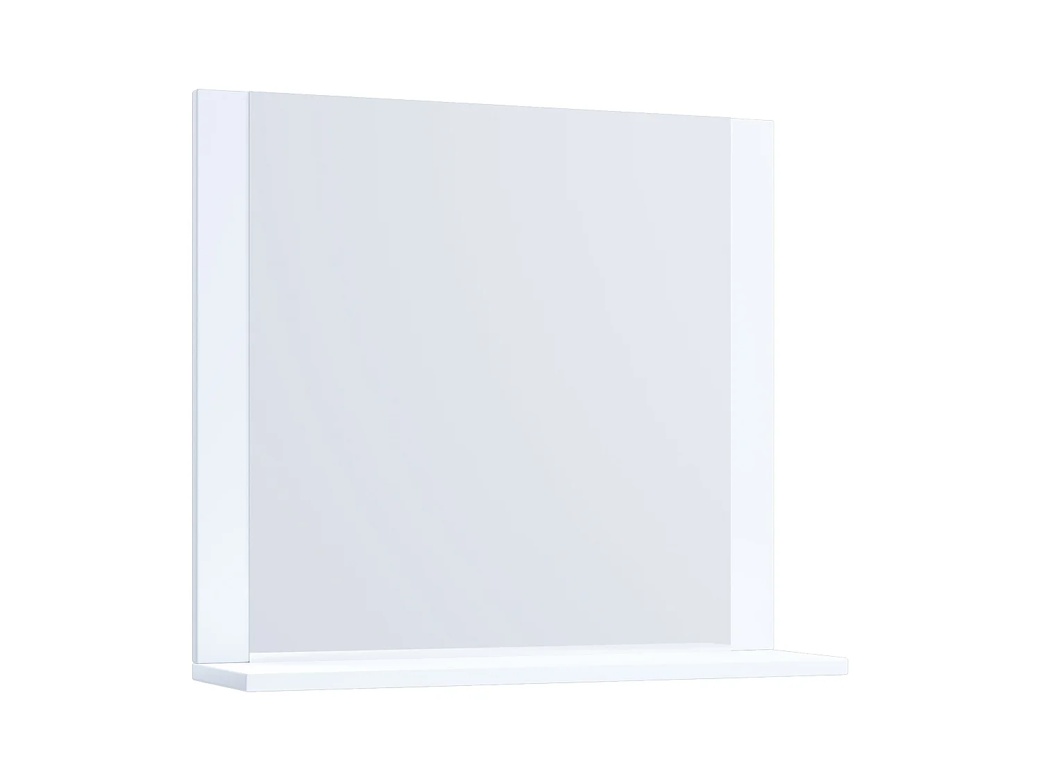 VCM miroir de salle de bain miroir mural miroir suspendu salle de bain miroir Lendas étagère (blanc|80)