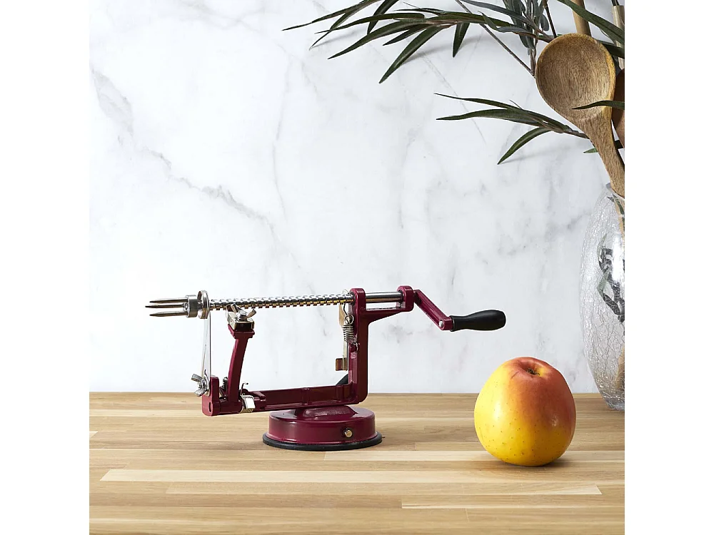 Pèle pomme en métal Bordeaux