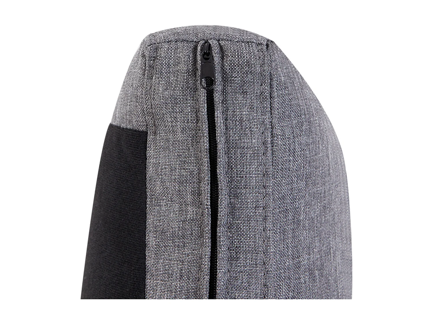 Canapé 3 places + 1 pouf modulable tissu gris CORK