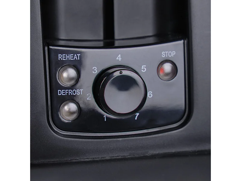 Grille pain 2 tranches thermostat réglable 7 positions cuisson - LIXY