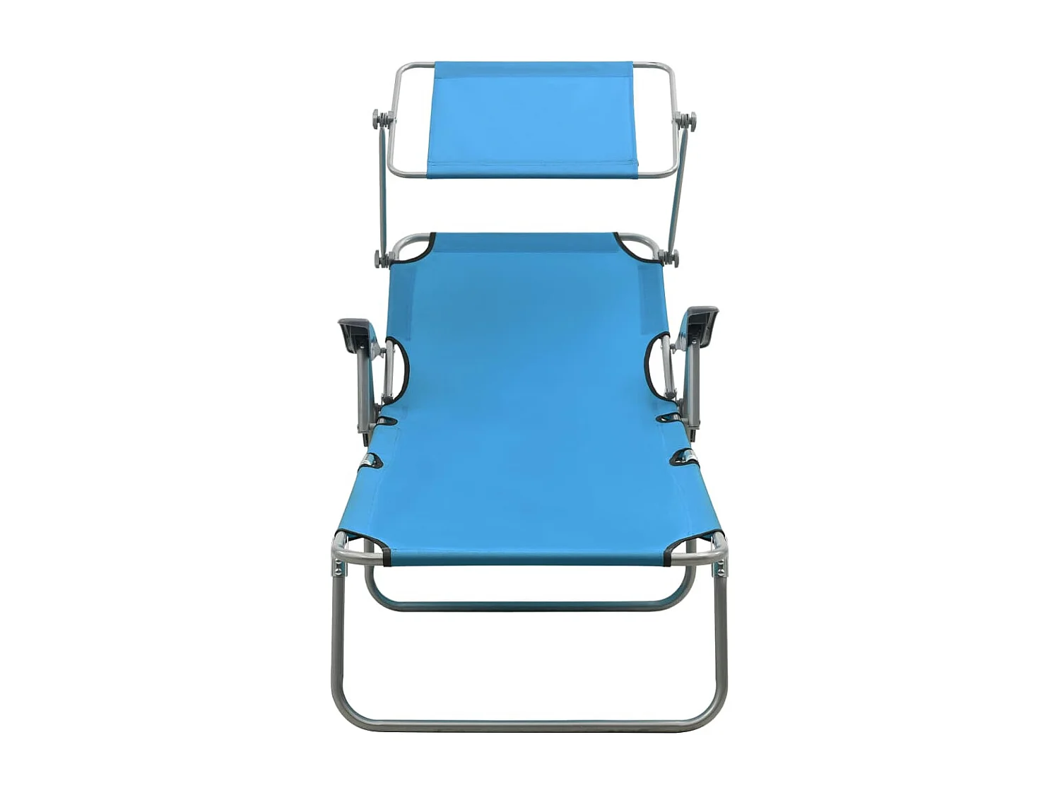 Transat chaise longue bain bleue 188 x 71.5 x 27 cm 02_0012264