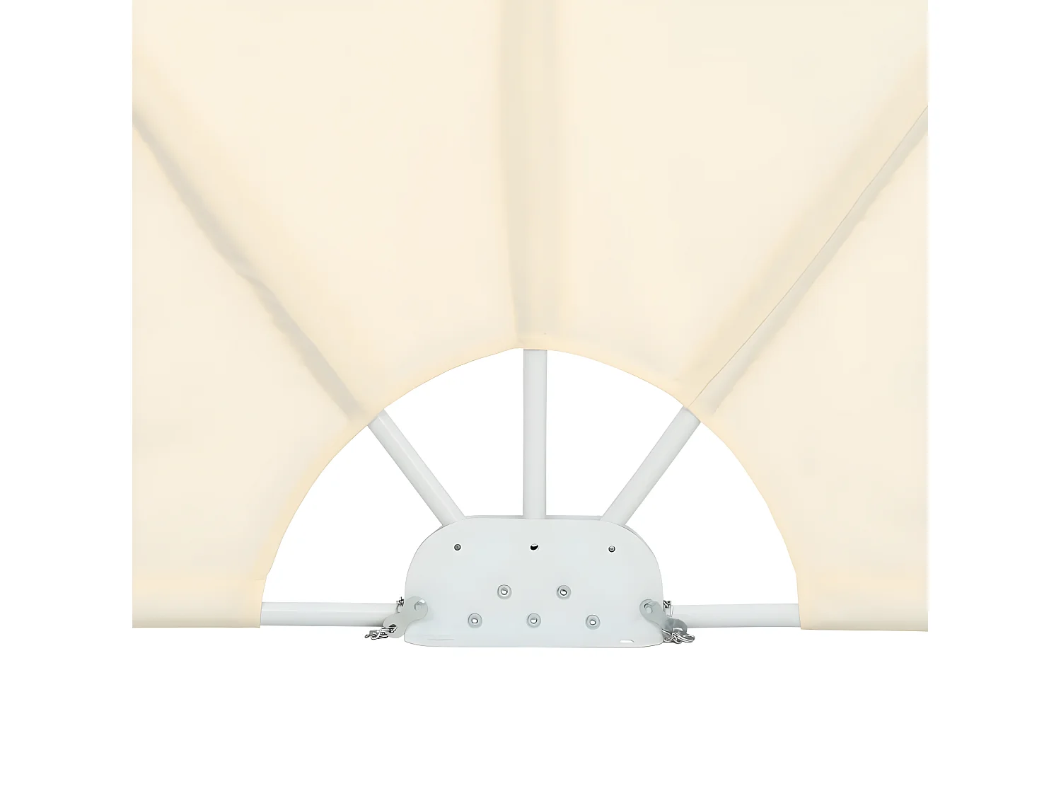 Auvent paravent store brise-vue crème 400 x 200 x 200 cm 02_0007069