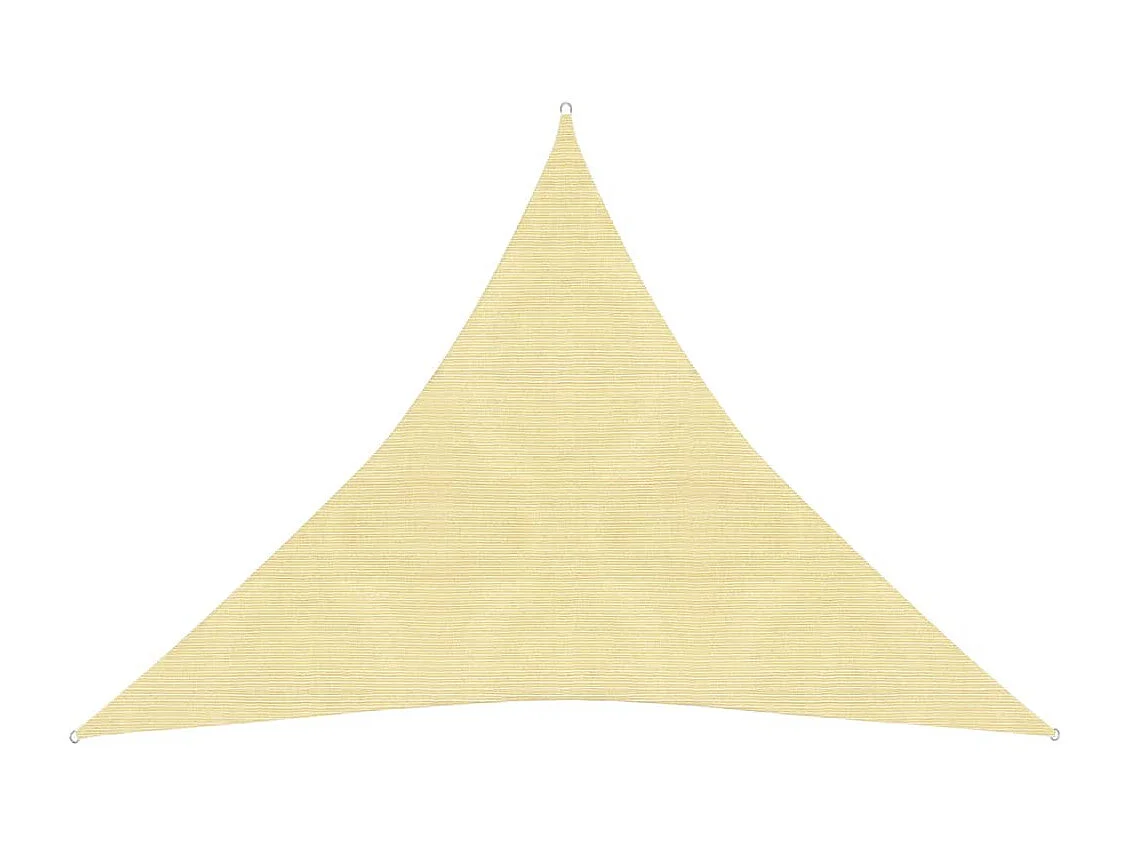 Vela de sombra para sombrilla 160 g/m² 4 x 4 x 4 m HDPE beige 02_0008980
