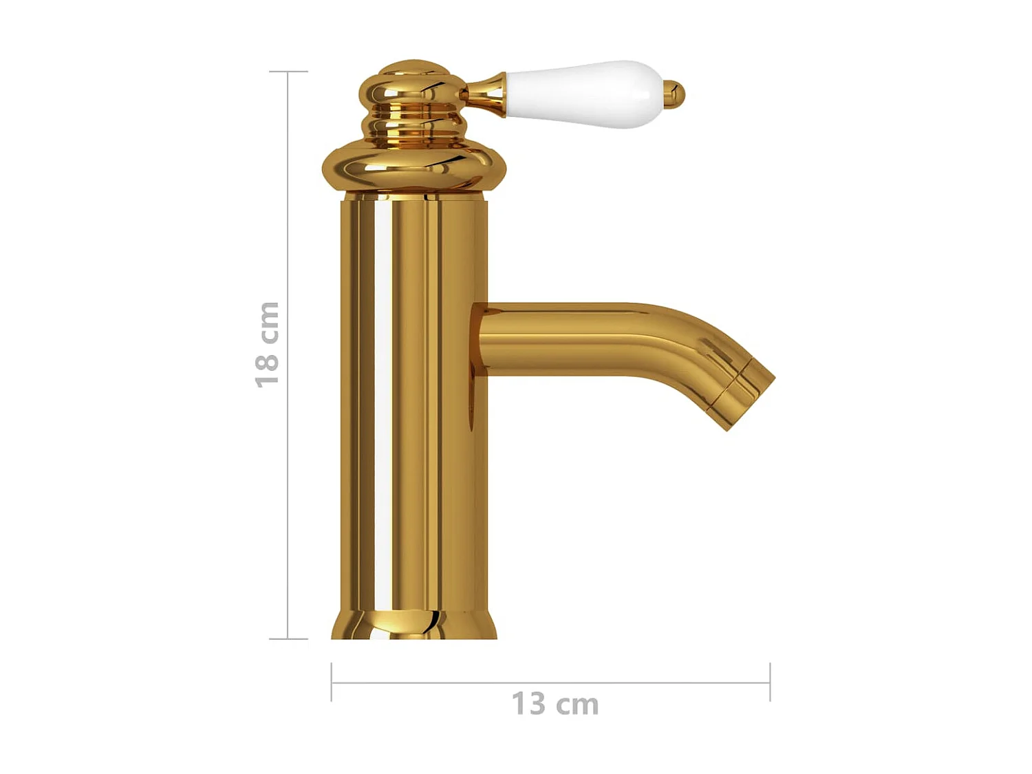 Robinet de lavabo de 13 x 13 x 18 cm 02_0003517