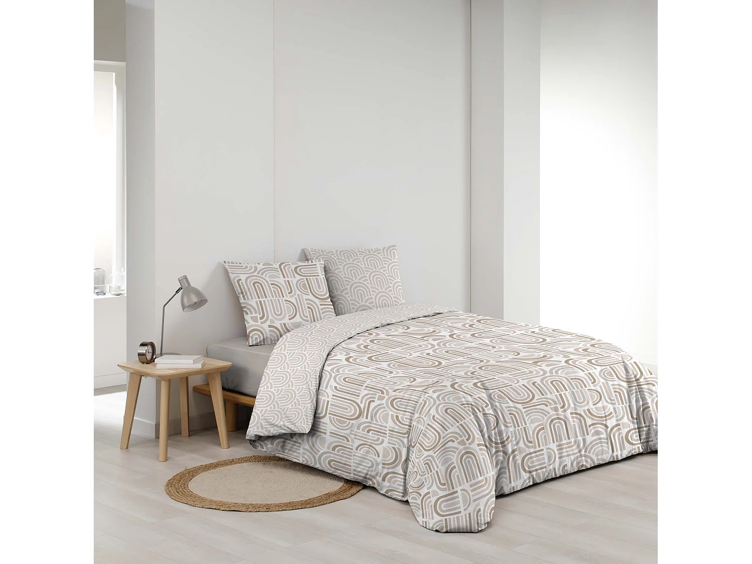 Housse couette + taies 220 x 240 cm Pandore