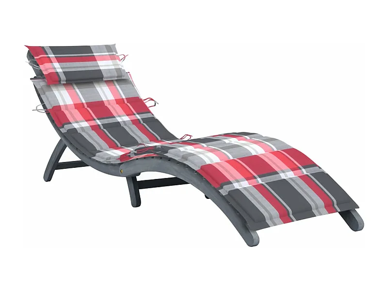 Transat chaise longue bain bois marron 92 x 55 x 20 cm 02_0012464